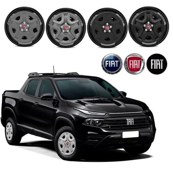 Imagem de Jogo calota Fiat Toro 2021 a 2022 Aro 16