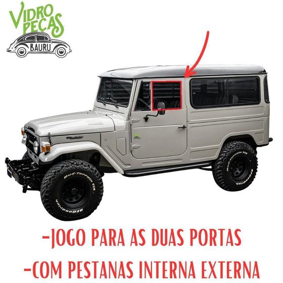 Imagem de Jogo Canaleta Porta Toyota Bandeirante 1985 Em Diante C/Pest