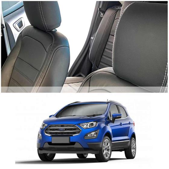 Jogo Capa Banco Revestimento Ecosport 18 19 20 21 Com AirBag 70 Couro