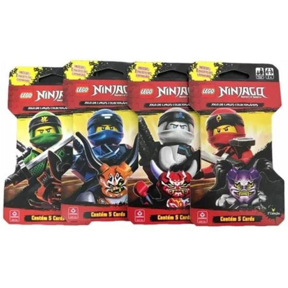 Imagem de Jogo Cards Colecionáveis Blister Ninjago Lego 4 Unidades