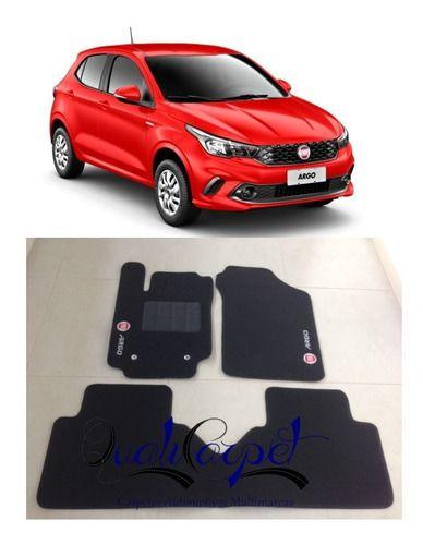 Imagem de Jogo Carpete/tapete Base Borracha Personalizado Fiat Argo