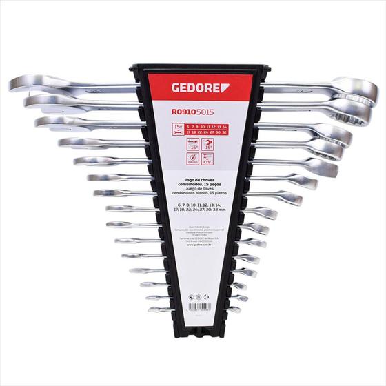 Imagem de Jogo chave combinada gedore 6a32mm c/15pcs r09105015