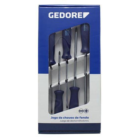 Jogo chave fenda simples e cruzada 5 peças gedore - 036450 Menor preço em Jogo chave fenda simples e cruzada 5 peças gedore - 036450