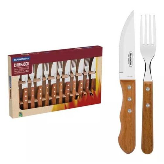Jogo Churrasco Tramontina 12 Peças Aço Inox Jumbo Garfo Faca é boa?