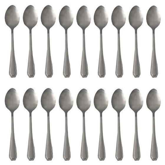 Jogo Colher De Sopa Mesa 18 Peças Inox Resistente Menor preço em Jogo Colher De Sopa Mesa 18 Peças Inox Resistente
