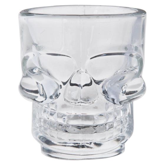 Imagem de Jogo com 06 Copos para Shot Transparente Caveira 28565 50ml - Dynasty