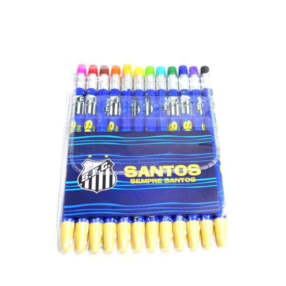Imagem de Jogo Com 12 Lapiseiras De Cor - Santos