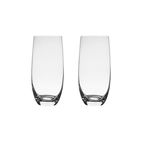 Imagem de Jogo Com 2 Copos De Cristal Água 350 Ml Linha Club Bohemia