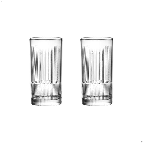 Imagem de Jogo com 2 Copos de Cristal para Água 350 ml Linha Vivant L'Hermitage