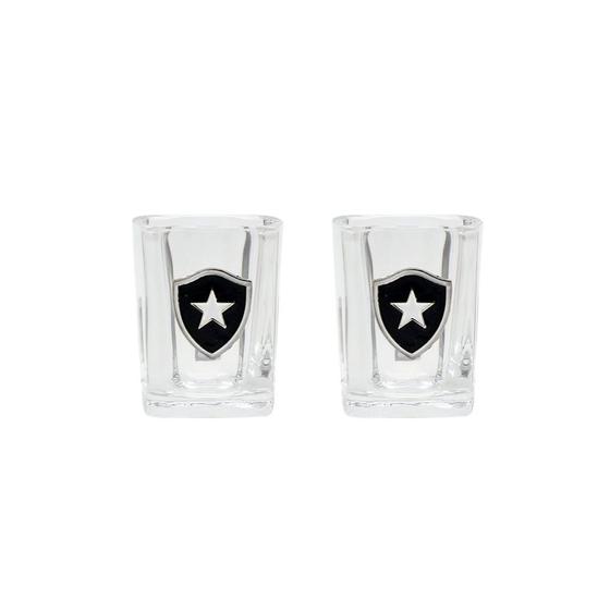 Imagem de Jogo Com 2 Copos De Vidro Para Shot 70ml - Botafogo