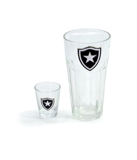 Imagem de Jogo Com 2 Copos De Vidro Para Shot 70ml - Corinthians