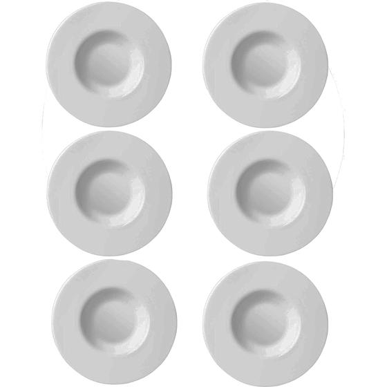 Jogo Com 6 Pratos Fundos Para Risoto - Bormioli Rocco Feitos Na Itália Menor preço em Jogo Com 6 Pratos Fundos Para Risoto - Bormioli Rocco Feitos Na Itália
