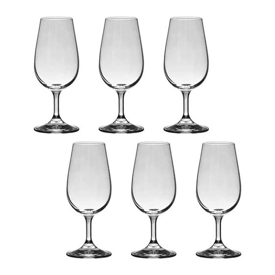 Imagem de Jogo Com 6 Taças De Cristal Degustação 210 Ml Forum Bohemia