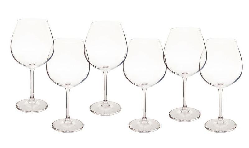Imagem de Jogo com 6 Taças Gastro para Vinho Tinto em Cristal 650ml - Bohemia