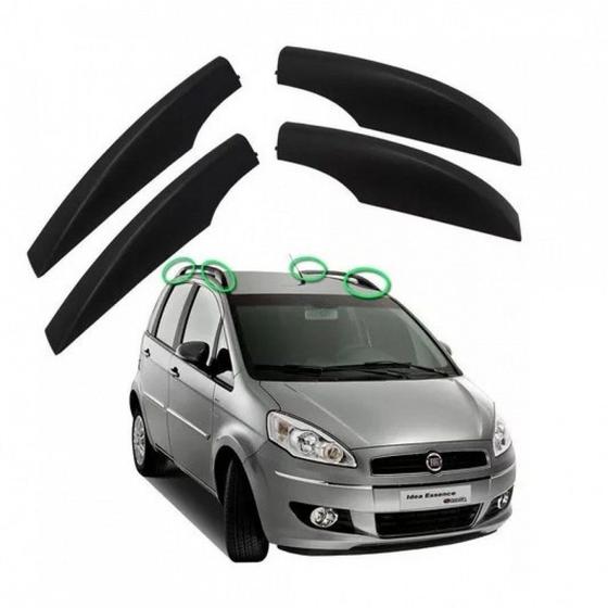 Imagem de Jogo com Quatro Tampas do Rack Fiat Idea