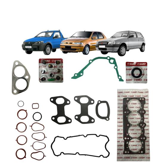 Imagem de Jogo Completo Junta Motor Sabó Strada Ce Rst 1.3 Fire 1.3 L 8V 2002 A 2005