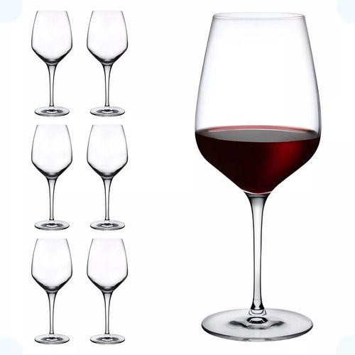 Jogo Conjunto De 6 Taças para agua vinho De Vidro Cristal Para drinks 510 Ml grande - DS Imagem de Jogo Conjunto De 6 Taças para agua vinho De Vidro Cristal Para drinks 510 Ml grande