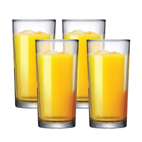 Imagem de Jogo Copos Água e Suco Multiuso Vidro 255ml 4 Pcs