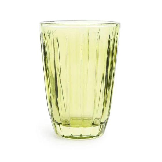 Imagem de Jogo Copos Altos Vidro Verde 310 ml - 4un
