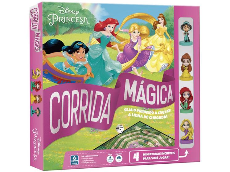 Imagem de Jogo Corrida Mágica Tabuleiro Disney Princesa