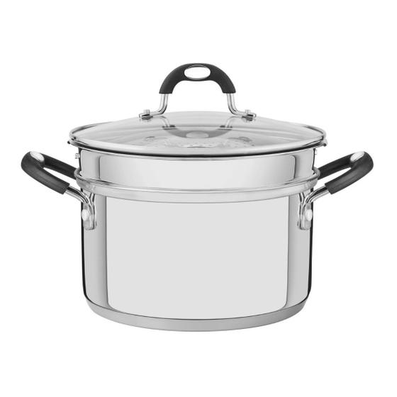 Imagem de Jogo Cozi-Vapore Tramontina Astro Aço Inox Astro 20cm 3,6L