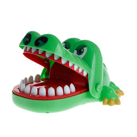 Imagem de Jogo Croc Croc Crocodilo Morde Dedo Jacaré Dentista Brinquedo Desafio