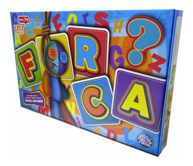 Jogo Da Forca Palavras Letras - Pais e filhos - Outros Jogos - Magazine ...