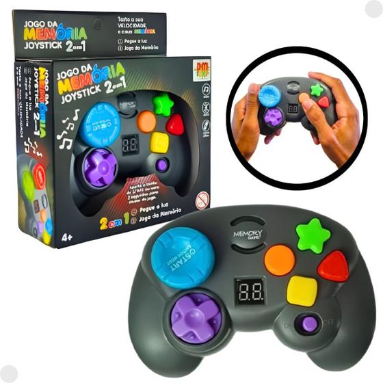 Imagem de Jogo da Memória 2em1 Joystick C/ Luz e som DMGO6921 - DM toys