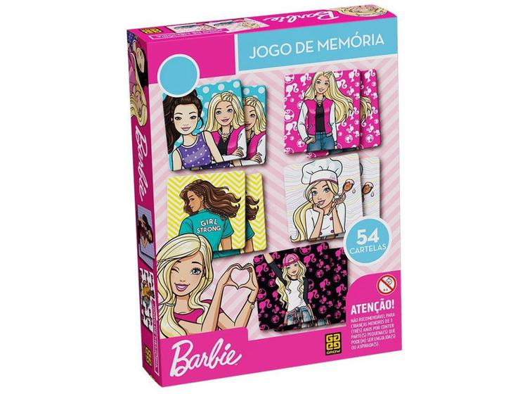 Imagem de Jogo da Memória Barbie Grow 54 Peças