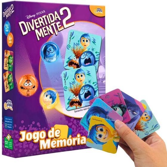 Jogo da Memória Infantil Divertida Mente 2 Disney 48 Peças - Toyster ...