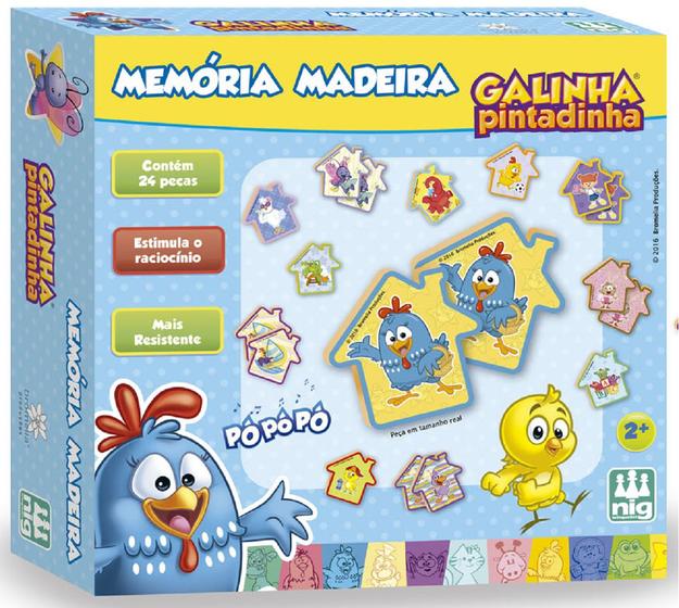 Imagem de Jogo Da Memória Infantil Galinha Pintadinha - NIG Brinquedos