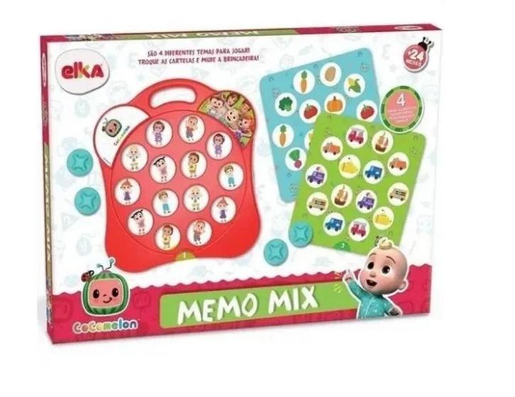 Imagem de Jogo Da Memória Memo Mix Cocomelon 4 Em 1 - 1202-Elka