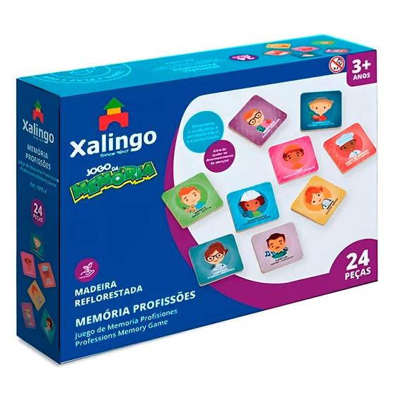 Imagem de Jogo da Memória Profissões - Xalingo