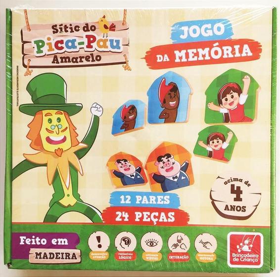 Imagem de Jogo Da Memória Sitio Do Pica-Pau Amarelo  Brincadeira De Criança - LC