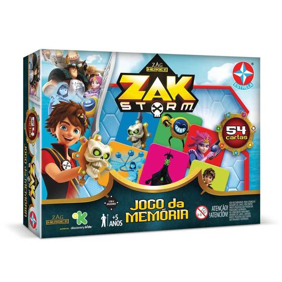 Imagem de Jogo da Memória Zak Storm - Estrela