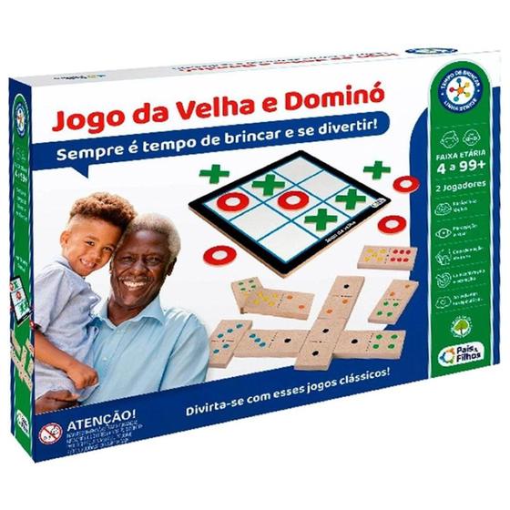 Imagem de Jogo da Velha e Dominó Pais e Filhos