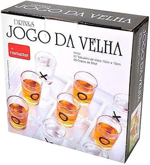 Imagem de Jogo da Velha Shot Drinks Rio Master 10 Peças 13 x 13 CM