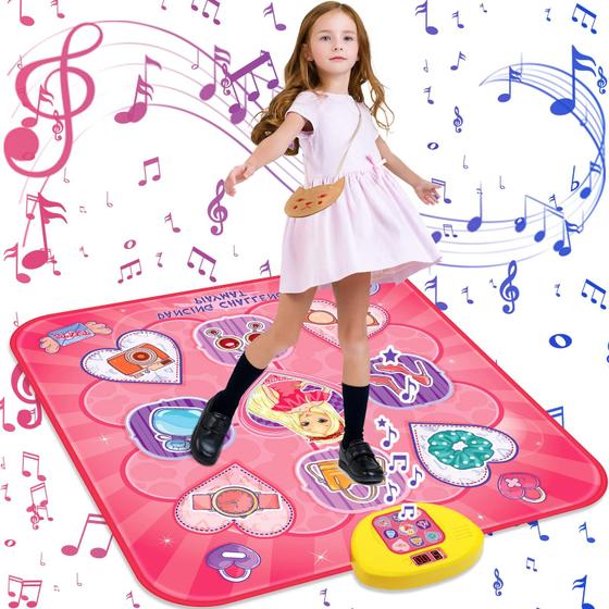 Imagem de Jogo Dance Mat Pafolo Princess com 5 modos para crianças de 5 a 12 anos