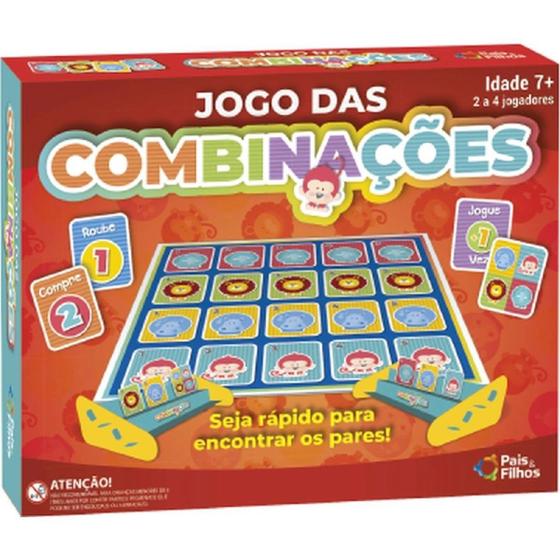 Jogo das Combinações Super Jogos Pais e Filhos 0988 - Jogos - Magazine ...