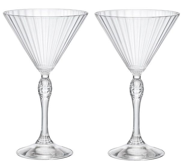 Imagem de Jogo de 2 Taças de Cristal Martini 245ml Bormioli America'20S