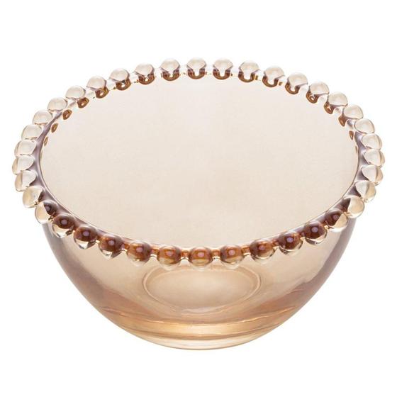 Imagem de Jogo de 4 Bowls Wolff Pearl de Cristal Âmbar 8cm