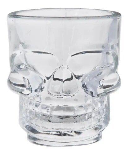 Imagem de Jogo De 6 Copos 50ml Skull Mug Para Shot Caveira Dynasty