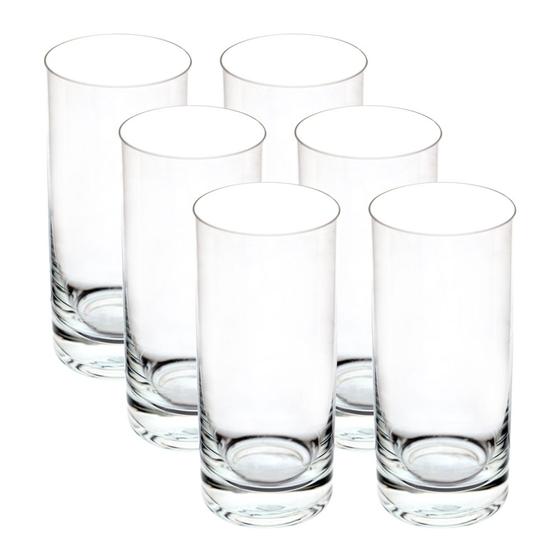 Imagem de Jogo De 6 Copos Altos 250ml Cristal Barware Bohemia