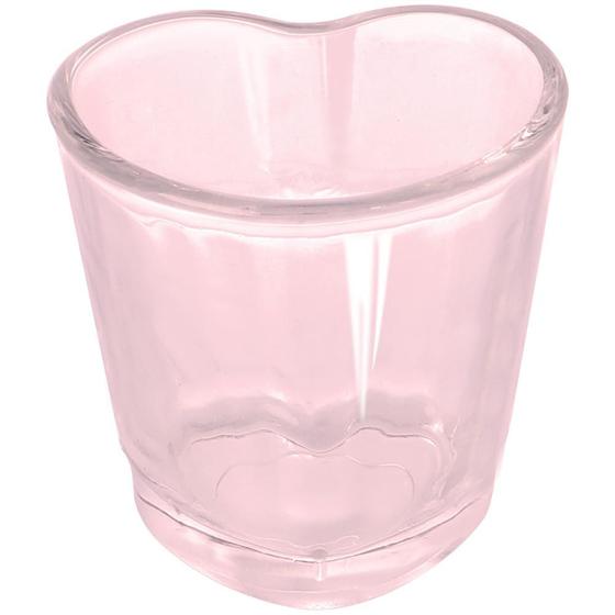 Imagem de Jogo de 6 copos para shot Love Shot em vidro 45ml A5 cor rosa