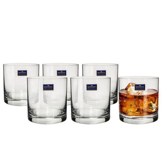 Jogo de 6 copos para whisky Barware,Larus em cristal ecológico 410ml - 57671 Menor preço em Jogo de 6 copos para whisky Barware,Larus em cristal ecológico 410ml - 57671