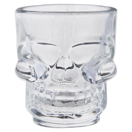 Imagem de Jogo de 6 copos Skull Mug para Shot em Vidro com forma de Caveira 50ml - Dynasty