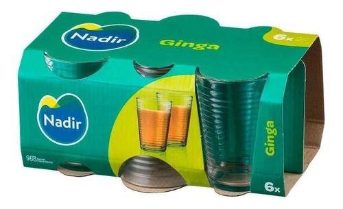 Imagem de Jogo De 6 Copos Vidro 265ml Ginga Nadir Cor Copo