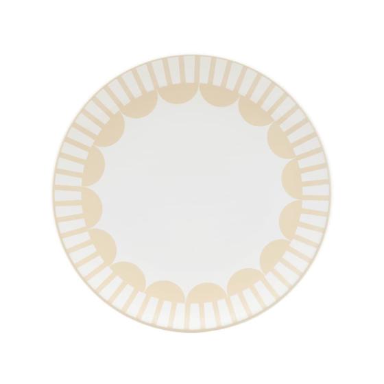 Imagem de Jogo de 6 Pratos de Sobremesa de 21cm Coup Beige Oxford Porcelanas