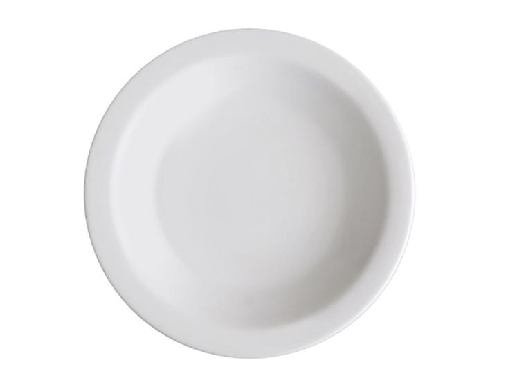 Imagem de Jogo de 6 Pratos Fundo para Sopa Iguaçu Germer Porcelana Branca 21cm