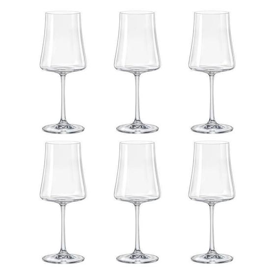 Imagem de Jogo De 6 Tacas Para Vinho Xtra 360Ml Cristal Bohemia